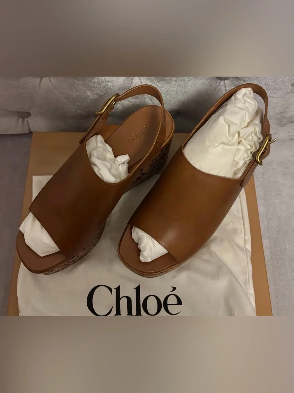 Chloe Maxime Wedge sandals
